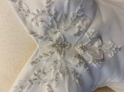 Olivia wedding dress - size 10 - bodice close up